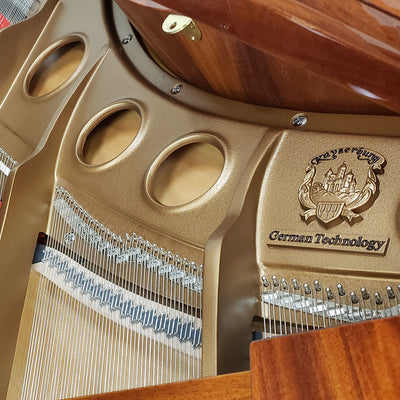 Kayserburg | Sapele Mahogany | Exotic Wood Venner Piano | 5'3"